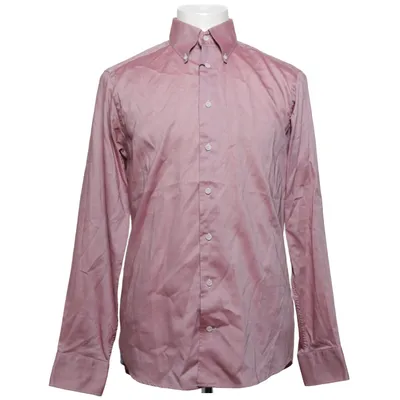 Buttondownskjorte (SLIM) fra Eton Bomuld