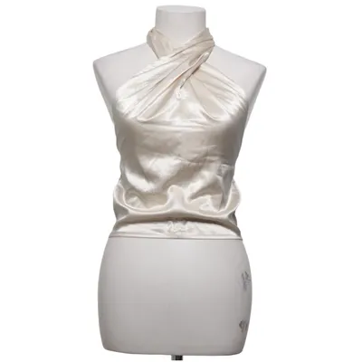 Halter neck top (Beige) from Bik Bok Elastane, Polyester