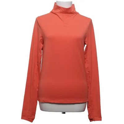 Turtleneck (Orange) from Lolë Elastane, Merino wool, Recycled polyester