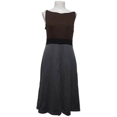 Robe (Marron, Gris) de Mette Moller Laine de mouton