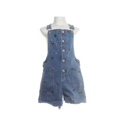 Dungaree shorts (Blue) from Desigual Cotton, Elastane, Polyester