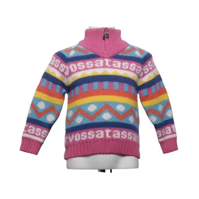 Sweater (Pink, Multicolored) from Vossatassar Acrylic, Wool