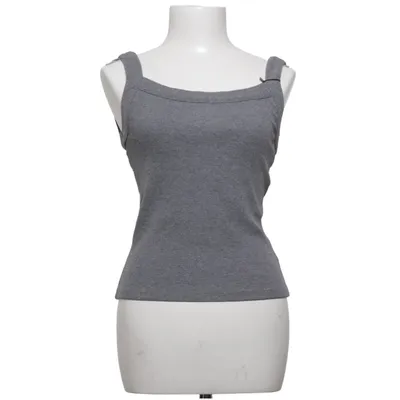 Tank Top (Gray) from Mathilde Gøhler x NA-KD Cotton, Elastane, Polyester