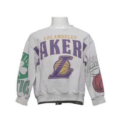 Sweatshirt (Wit, Meerkleurig) van NBA Katoen, Polyester
