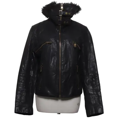 Lederjacke (Schwarz) von Sisters Point Leder, Polyester