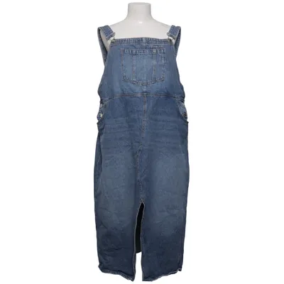 Latzkleid (Blau) von H&M+ Baumwolle