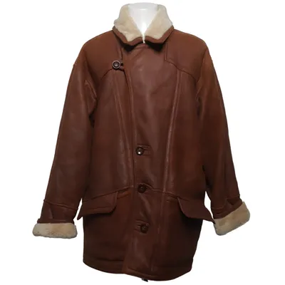 Shearling jas (Bruin) van Brisa