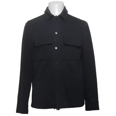 Overshirt (Blue) from H&M Man Polyester, Cotton, Viscose