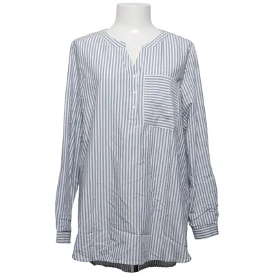 Blus (Blå, Vit) från G!na Elastan, Polyester, Viskos