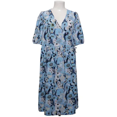 Robe portefeuille (Bleu, Blanc, Multicolore) de Monki Élasthane, Polyester