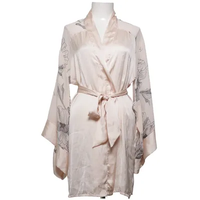 Dressing gown (Beige, Multicolored) from Noir by Hunkemöller Polyester