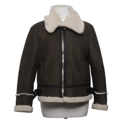 Shearlingjakke (Grøn, Beige) fra Bik Bok Polyester