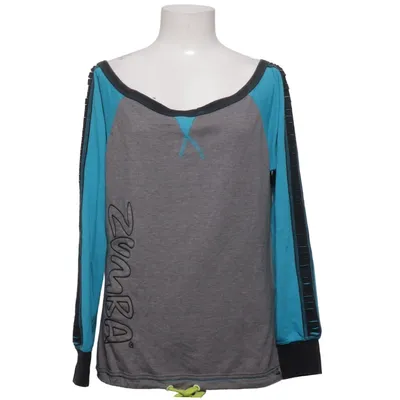 Trainingstop (Grijs, Blauw, Meerkleurig) van Zumba Katoen, Polyester