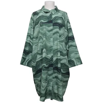 Skjortekjole (Grøn) fra Monki Polyester