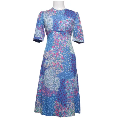 Klänning (Blå, Flerfärgad) från Influence Polyester