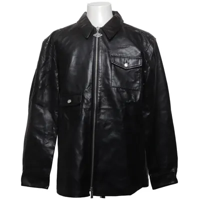 Leather jacket (Army Zip Overshirt) from Han Kjøbenhavn Polyurethane