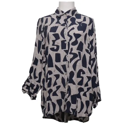 Shirt (Blauw, Beige) van Signature Viscose