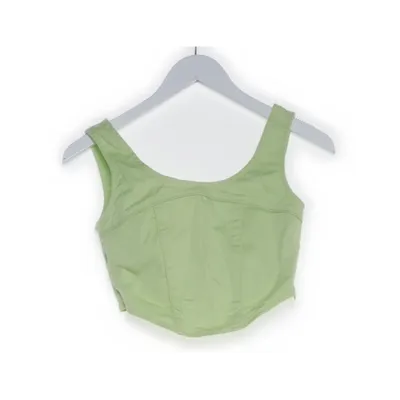 Crop top (Groen) van Collusion Katoen, Elastaan