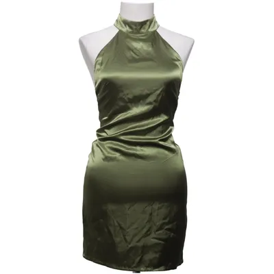 Halterneck dress (Green) from Bik Bok Elastane, Polyester
