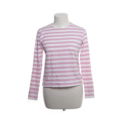 Lange mouwen shirt (Wit, Roze) van Ganni Katoen