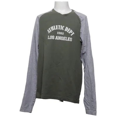 Maillot de baseball (Vert, Gris) de Pepperts Coton, Viscose
