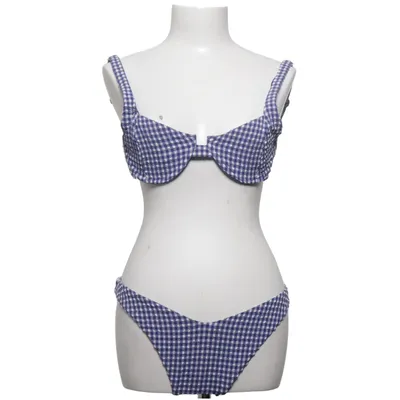 Bikini (Blå, Vit) från Pull & Bear Elastan, Polyester