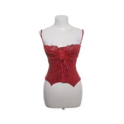 Corset (Red) from Evie Elastane, Polyamide