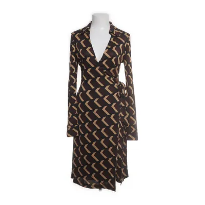 Slå-om-kjole (Beige, Flerfarvet) fra Diane von Furstenberg Vintage Silke