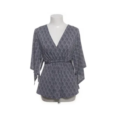 Bluse (Blå, Hvid) fra Ilse Jacobsen Elastan, Polyester
