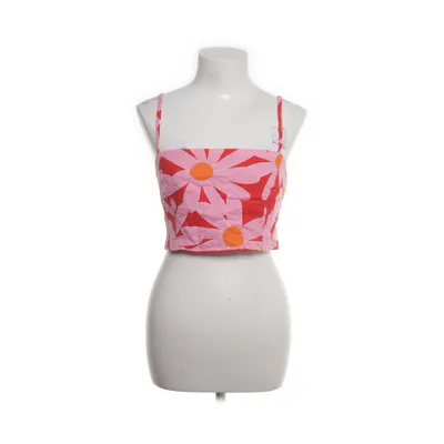 Crop top (Rosa, Flerfärgad) från Stradivarius Linne, Viskos