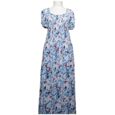 Långklänning (Blå, Vit, Röd, Flerfärgad) från Elitzia Viskos