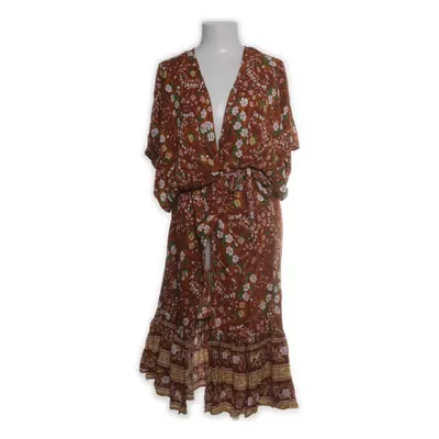 Wikkeljurk (Bruin, Meerkleurig) van Cream Viscose