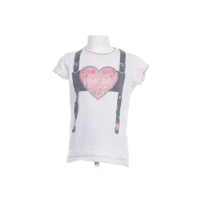 T-shirt (Wit, Meerkleurig) van Kids Katoen, Elastaan