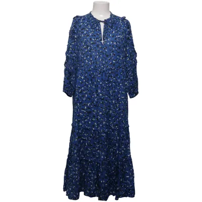 Robe longue (Bleu, Multicolore) de Ulla Johnson Coton, Soie, Viscose