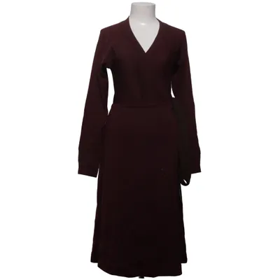 Robe portefeuille (Violet, Marron) de Mette Moller Laine de mouton