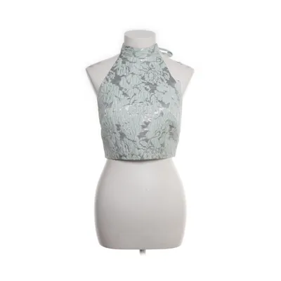 Halternecktopp (Grön, Silverfärgad) från Miss Selfridge