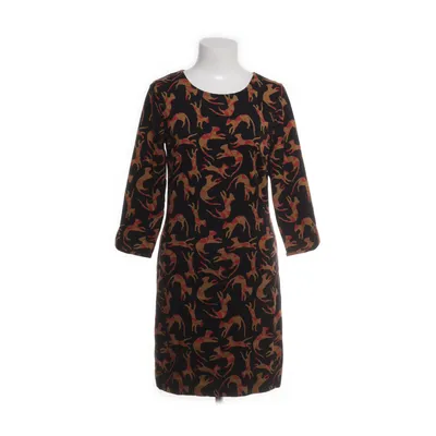 Klänning (Svart, Flerfärgad) från Zilch Elastan, Ekologisk bomull, Viskos