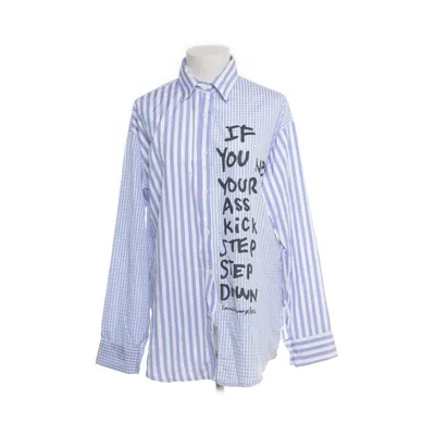 Shirt (Blue, White) from Aikha Polyester