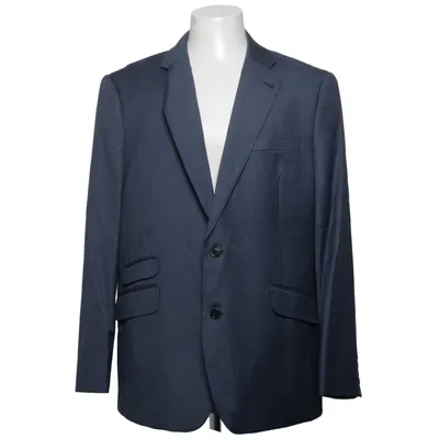 Kavaj (Blå) från New & Lingwood Polyester, Viskos, Ull