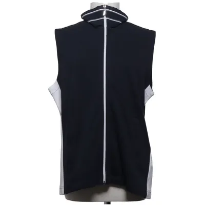 Vest (Blue, White) from Lisa Campione Cotton