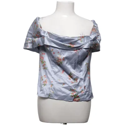Top (Blue, Multicolored) from Reformation Polyester, Silk