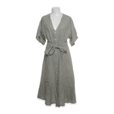 Blousejurk (Groen, Wit) van Mango Basics Katoen, Linnen