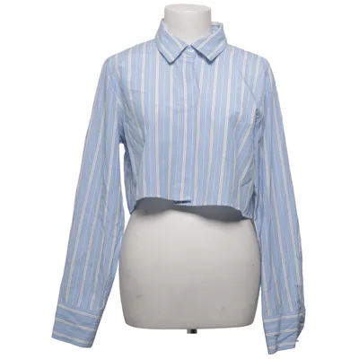 Shirt (Poplin Striped Cropped Blouse) van NA-KD Katoen, Polyester