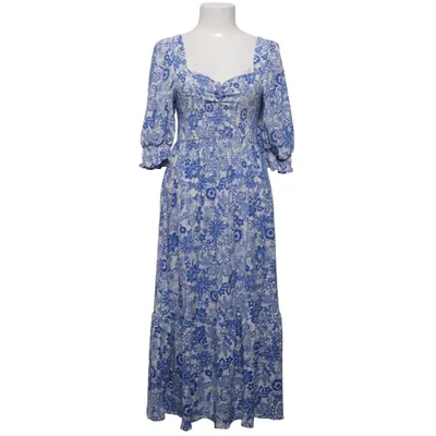 Klänning (Blå, Vit) från Topshop Elastan, Polyester