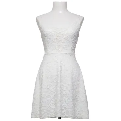 Jurk (Wit) van Model Behaviour Elastaan, Polyamide, Polyester
