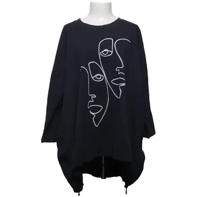 Sweatshirt (Blue) from Plus Size Cotton