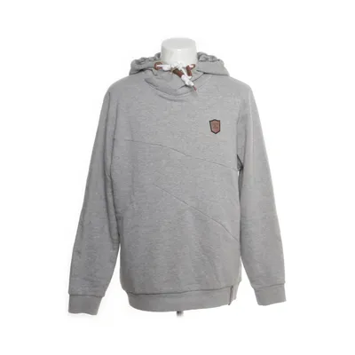 Hoodie (Gray) from Indicode Cotton, Viscose