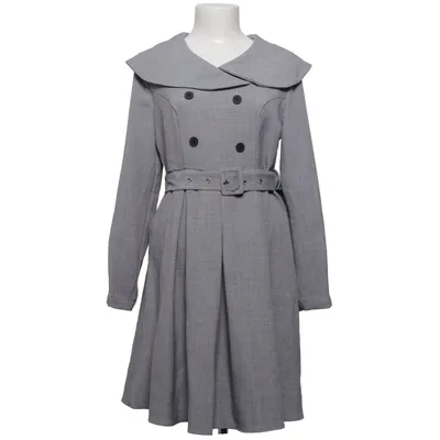 Coat (Gray) from Shein Polyester