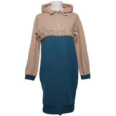 Capuchon jurk (Blauw, Beige) van Pina Colada