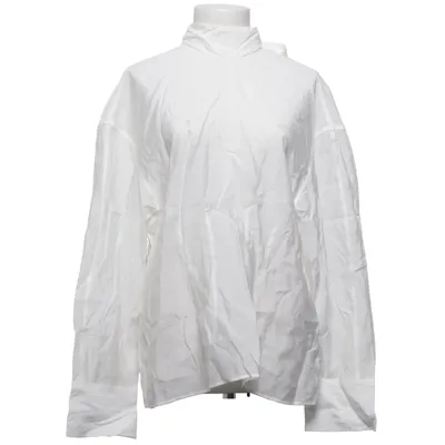 Knytblus (Vit) från H&M Edition Lyocell, Polyester